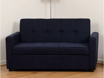 Seconique Astoria Navy Blue Fabric Sofa Bed Seconique Astoria Navy Blue Fabric Sofa Bed