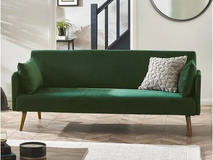 Julian Bowen Andi Green Fabric Sofa Bed Julian Bowen Andi Green Fabric Sofa Bed