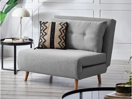 Julian Bowen Rowan Light Grey Fabric Sofa Bed Julian Bowen Rowan Light Grey Fabric Sofa Bed