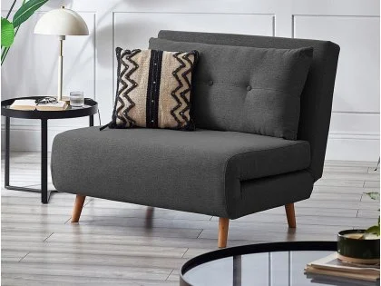 Julian Bowen Rowan Dark Grey Fabric Sofa Bed Julian Bowen Rowan Dark Grey Fabric Sofa Bed