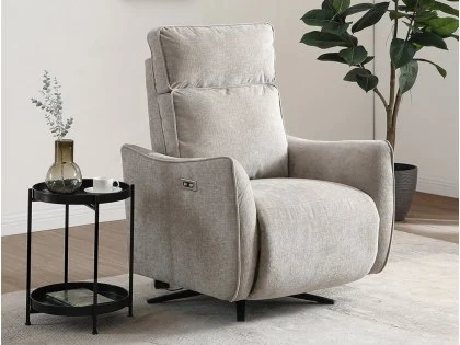 Kyoto Finn Natural Chenille Recliner Chair Kyoto Finn Natural Chenille Recliner Chair