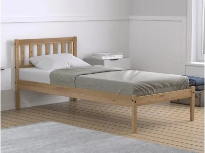 Clearance - Birlea Lisbon 3ft Single Pine Wooden Bed Frame Clearance - Birlea Lisbon 3ft Single Pine Wooden Bed Frame
