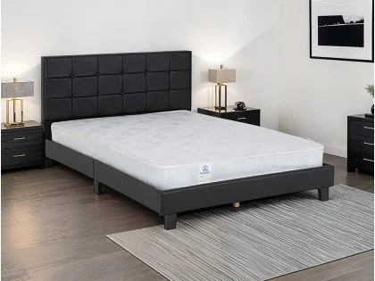 Seconique Arran Black Fabric Bed Frame Seconique Arran Black Fabric Bed Frame