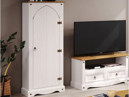 Core Corona White Wax Vestry Wooden Cupboard Core Corona White Wax Vestry Wooden Cupboard