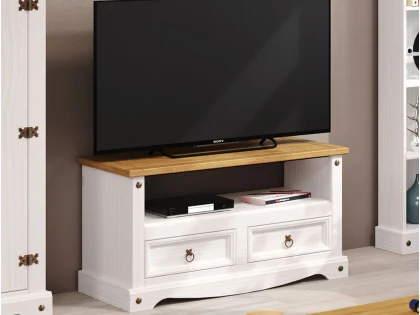 Core Corona White Wax TV Unit Core Corona White Wax TV Unit