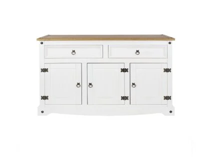 Core Corona White Wax 3 door 2 Drawer Sideboard