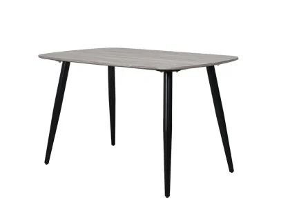 Core Aspen Rectangular Grey Oak Dining Table