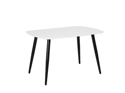 Core Aspen Rectangular White Dining Table