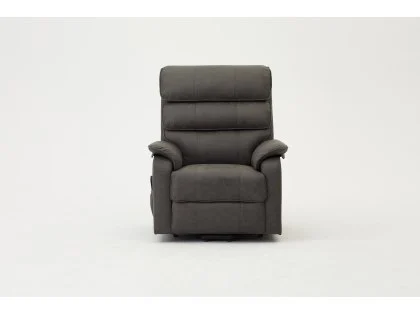 TGC Lewis Single Motor Dark Grey Riser Recliner Chair