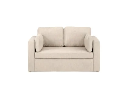 LPD Newport Stone Linen 2 Seater Sofa