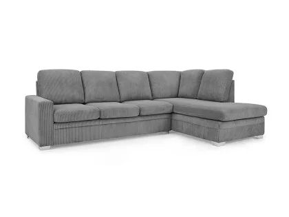 TGC Allison Grey Fabric Jumbo Right Hand Corner Sofa TGC Allison Grey Fabric Jumbo Right Hand Corner Sofa