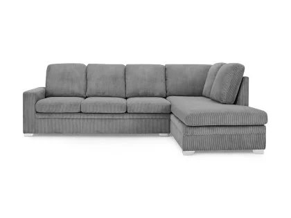 TGC Allison Grey Fabric Jumbo Right Hand Corner Sofa TGC Allison Grey Fabric Jumbo Right Hand Corner Sofa