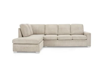 TGC Allison Mocha Fabric Jumbo Left Hand Corner Sofa TGC Allison Mocha Fabric Jumbo Left Hand Corner Sofa