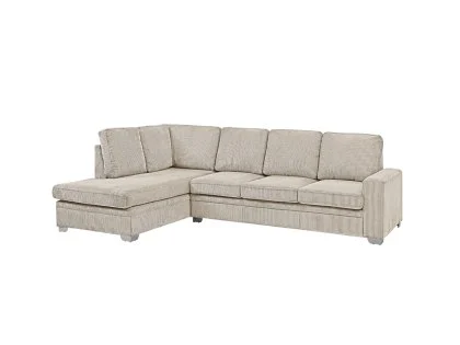 TGC Allison Mocha Fabric Jumbo Left Hand Corner Sofa TGC Allison Mocha Fabric Jumbo Left Hand Corner Sofa