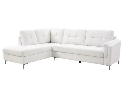 TGC Corey Cream Fabric Left Hand Corner Sofa TGC Corey Cream Fabric Left Hand Corner Sofa