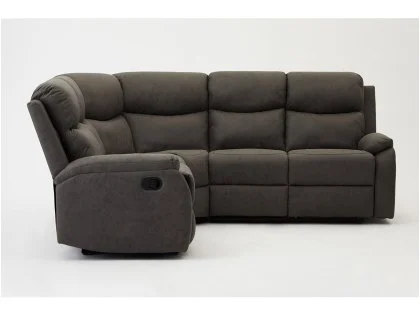 TGC Sonny Grey Faux Leather Corner Recliner Sofa TGC Sonny Grey Faux Leather Corner Recliner Sofa
