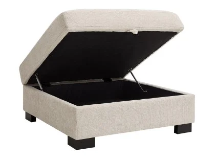 TGC Tracey Beige Chenille Fabric Storage Footstool TGC Tracey Beige Chenille Fabric Storage Footstool