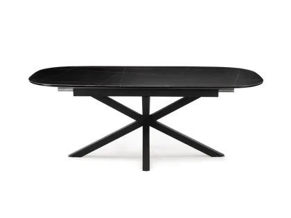 TGC Vincent Black Ceramic Extending Dining Table TGC Vincent Black Ceramic Extending Dining Table
