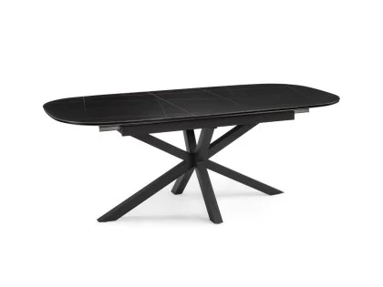 TGC Vincent Black Ceramic Extending Dining Table TGC Vincent Black Ceramic Extending Dining Table