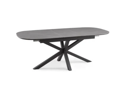 TGC Vincent Grey Ceramic Extending Dining Table TGC Vincent Grey Ceramic Extending Dining Table