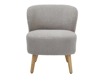 GFW Evie Boucle Grey Fabric Accent Chair GFW Evie Boucle Grey Fabric Accent Chair