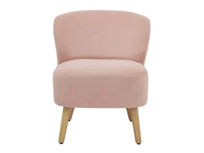 GFW Evie Blush Pink Velvet Fabric Accent Chair GFW Evie Blush Pink Velvet Fabric Accent Chair