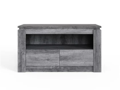 GFW Canyon Charcoal Grey 2 Drawer TV Unit GFW Canyon Charcoal Grey 2 Drawer TV Unit