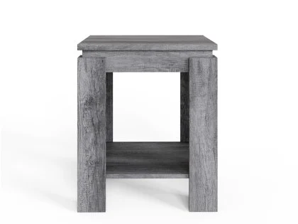 GFW Canyon Charcoal Grey Lamp Table GFW Canyon Charcoal Grey Lamp Table