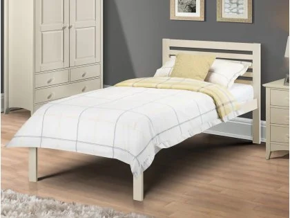 Julian Bowen Slocum Stone White Wooden Bed Frame Julian Bowen Slocum Stone White Wooden Bed Frame