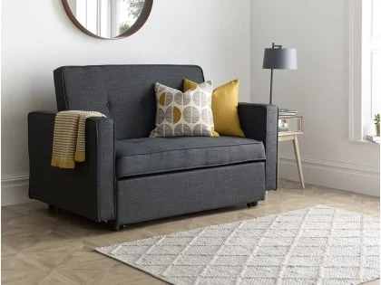 Bedmaster Troy Grey Fabric Sofa Bed Bedmaster Troy Grey Fabric Sofa Bed