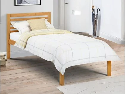 Julian Bowen Slocum Antique Pine Wooden Bed Frame Julian Bowen Slocum Antique Pine Wooden Bed Frame