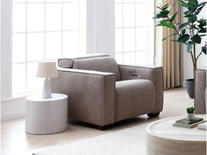 Kyoto Primo Mole Chenille Fabric Power Recliner Chair Kyoto Primo Mole Chenille Fabric Power Recliner Chair