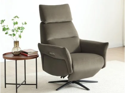 Kyoto Austin Washed Olive Velvet Fabric Power Recliner Chair Kyoto Austin Washed Olive Velvet Fabric Power Recliner Chair