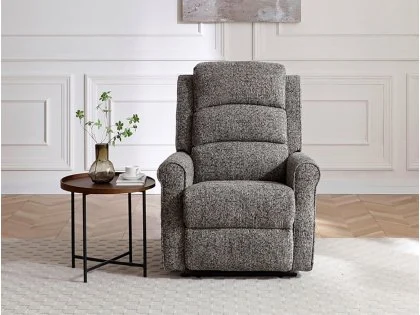 Kyoto Baxter Grey Woven Chenille Recliner Chair Kyoto Baxter Grey Woven Chenille Recliner Chair