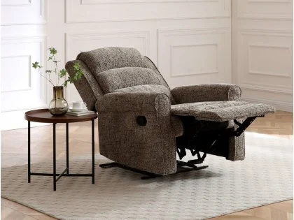 Kyoto Baxter Fawn Woven Chenille Recliner Chair Kyoto Baxter Fawn Woven Chenille Recliner Chair
