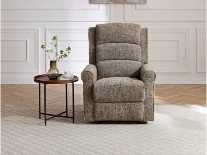 Kyoto Baxter Fawn Woven Chenille Recliner Chair Kyoto Baxter Fawn Woven Chenille Recliner Chair