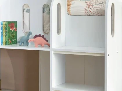 Julian Bowen Vision White Wooden High Sleeper Bed Julian Bowen Vision White Wooden High Sleeper Bed