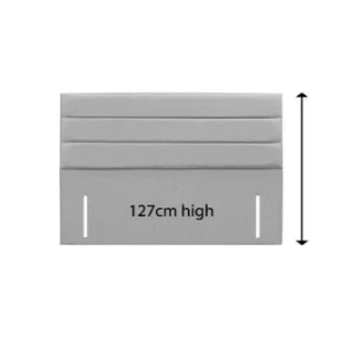 Clearance - Willow & Eve Ariana 4ft Small Double Floor Standing Fabric Headboard in Black Faux Suede Clearance - Willow & Eve Ariana 4ft Small Double Floor Standing Fabric Headboard in Black Faux Suede