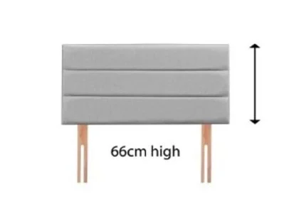 Clearance - Dura Rochester 4ft6 Double Fabric Strutted Headboard in Carlton Mink Clearance - Dura Rochester 4ft6 Double Fabric Strutted Headboard in Carlton Mink