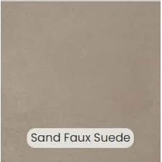 Clearance - Willow & Eve 4ft Small Double Divan Base in Faux Suede Sand Clearance - Willow & Eve 4ft Small Double Divan Base in Faux Suede Sand