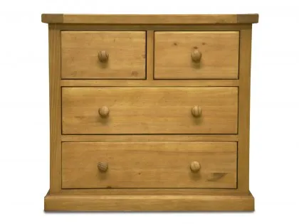 Archers Langdale 2 over 2 Drawer Pine Wooden Chest of Drawers (Assembled) Archers Langdale 2 over 2 Drawer Pine Wooden Chest of Drawers (Assembled)