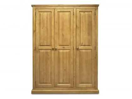Archers Langdale 3 Door Pine Wooden Large Triple Wardrobe Archers Langdale 3 Door Pine Wooden Large Triple Wardrobe