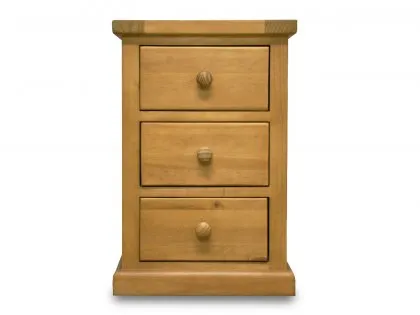 Archers Langdale 3 Drawer Pine Wooden Large Bedside Table (Assembled) Archers Langdale 3 Drawer Pine Wooden Large Bedside Table (Assembled)