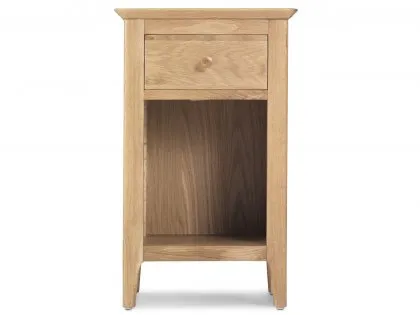 Archers Windermere 1 Drawer Oak Wooden Small Bedside Table (Assembled)