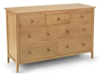 Archers Windermere 7 Drawer Oak Wooden Chest of Drawers (Assembled) Archers Windermere 7 Drawer Oak Wooden Chest of Drawers (Assembled)