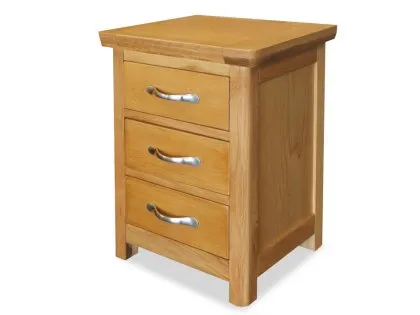 ASC Austin 3 Drawer Oak Wooden Small Bedside Table (Assembled) ASC Austin 3 Drawer Oak Wooden Small Bedside Table (Assembled)