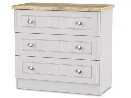 Welcome Vienna 3 Drawer Low Chest of Drawers (Assembled) Welcome Vienna 3 Drawer Low Chest of Drawers (Assembled)