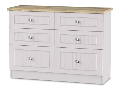 Welcome Vienna 6 Drawer Midi Chest of Drawers (Assembled) Welcome Vienna 6 Drawer Midi Chest of Drawers (Assembled)