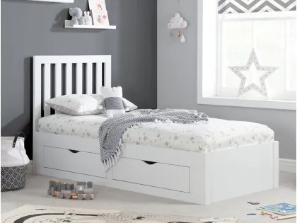 Birlea Appleby White Wooden 4 Drawer Bed Frame Birlea Appleby White Wooden 4 Drawer Bed Frame