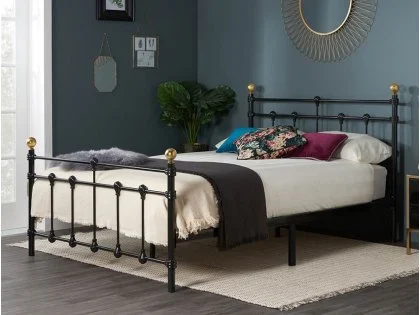 Birlea Atlas Black Metal Bed Frame Birlea Atlas Black Metal Bed Frame
